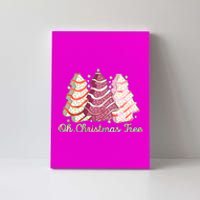 Cute Festive Oh Christmas Tree Snack Cakes Canvas