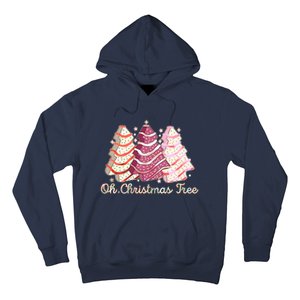 Cute Festive Oh Christmas Tree Snack Cakes Hoodie