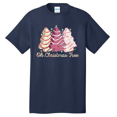 Cute Festive Oh Christmas Tree Snack Cakes Tall T-Shirt