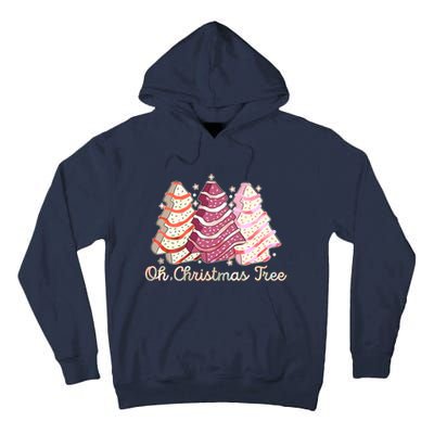 Cute Festive Oh Christmas Tree Snack Cakes Tall Hoodie