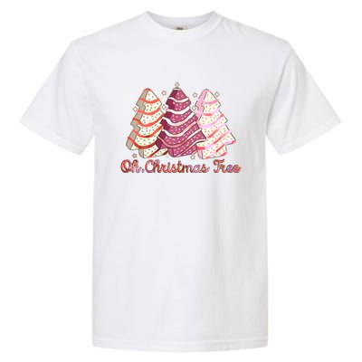 Cute Festive Oh Christmas Tree Snack Cakes Garment-Dyed Heavyweight T-Shirt