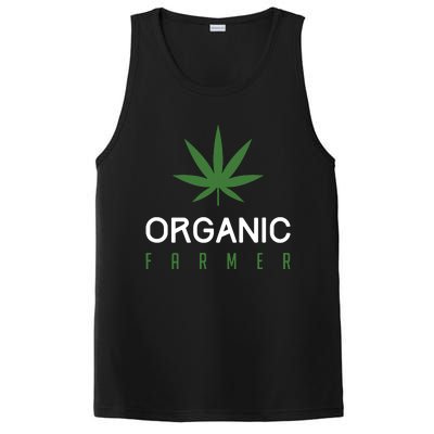 Cannabis Funny Organic Farmer Weed THC 420 Marijuana Gift PosiCharge Competitor Tank