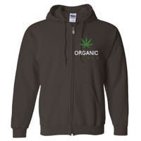 Cannabis Funny Organic Farmer Weed THC 420 Marijuana Gift Full Zip Hoodie