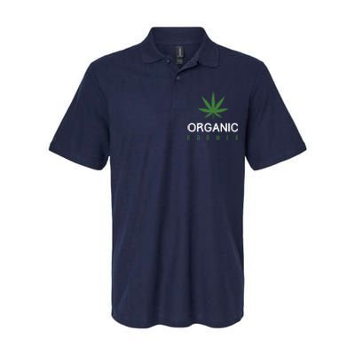 Cannabis Funny Organic Farmer Weed THC 420 Marijuana Gift Softstyle Adult Sport Polo