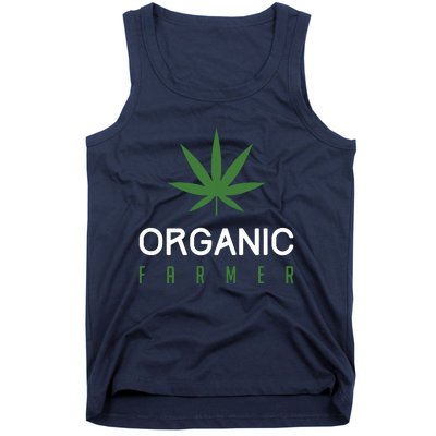 Cannabis Funny Organic Farmer Weed THC 420 Marijuana Gift Tank Top