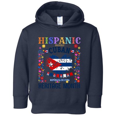 Cuban Flag Outfit Idea Latin Heritage Cuba Flag Toddler Hoodie