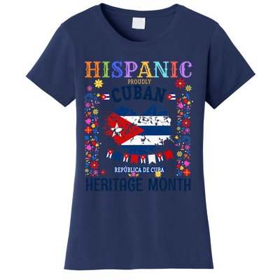 Cuban Flag Outfit Idea Latin Heritage Cuba Flag Women's T-Shirt