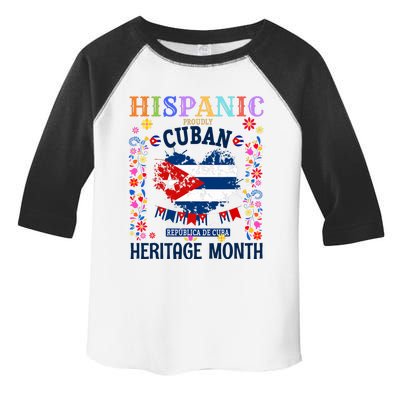 Cuban Flag Outfit Idea Latin Heritage Cuba Flag Toddler Fine Jersey T-Shirt