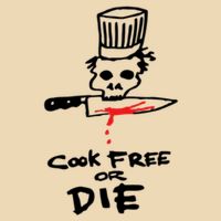Cook Free Or Die Chef Gift Drawstring Bag