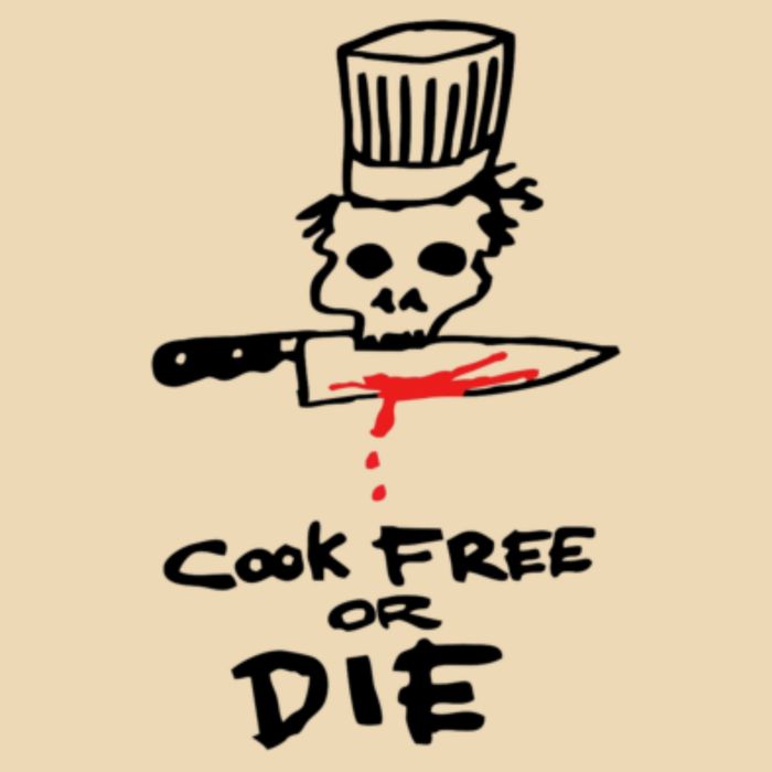 Cook Free Or Die Chef Gift Drawstring Bag