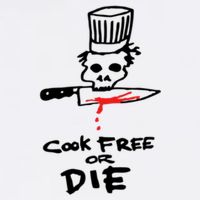 Cook Free Or Die Chef Gift Cooling Performance Crew T-Shirt