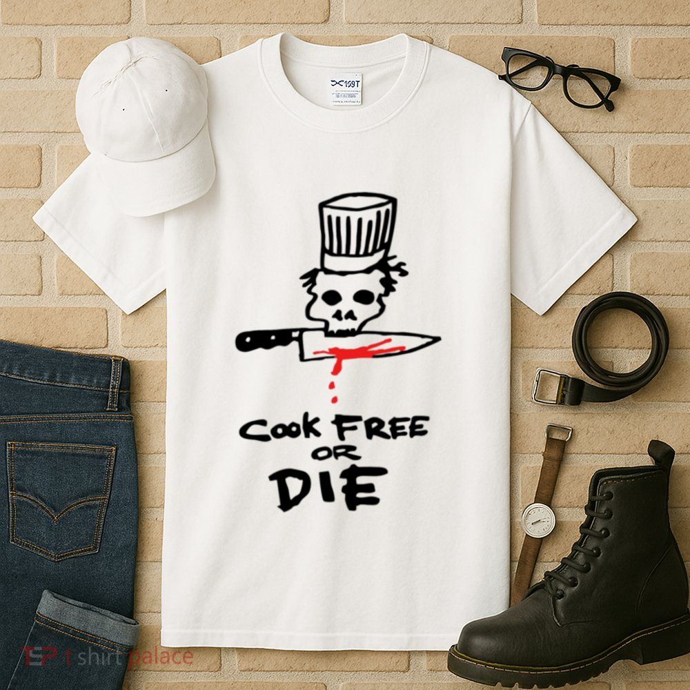 Cook Free Or Die Chef Gift Tall T-Shirt