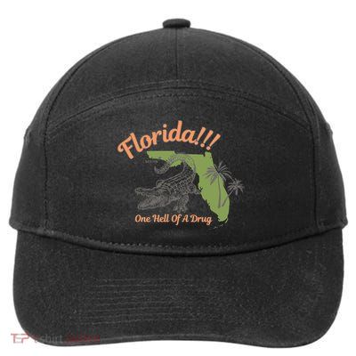 Crocodile Florida One Hell Of A Drug Ttpd 7-Panel Snapback Hat
