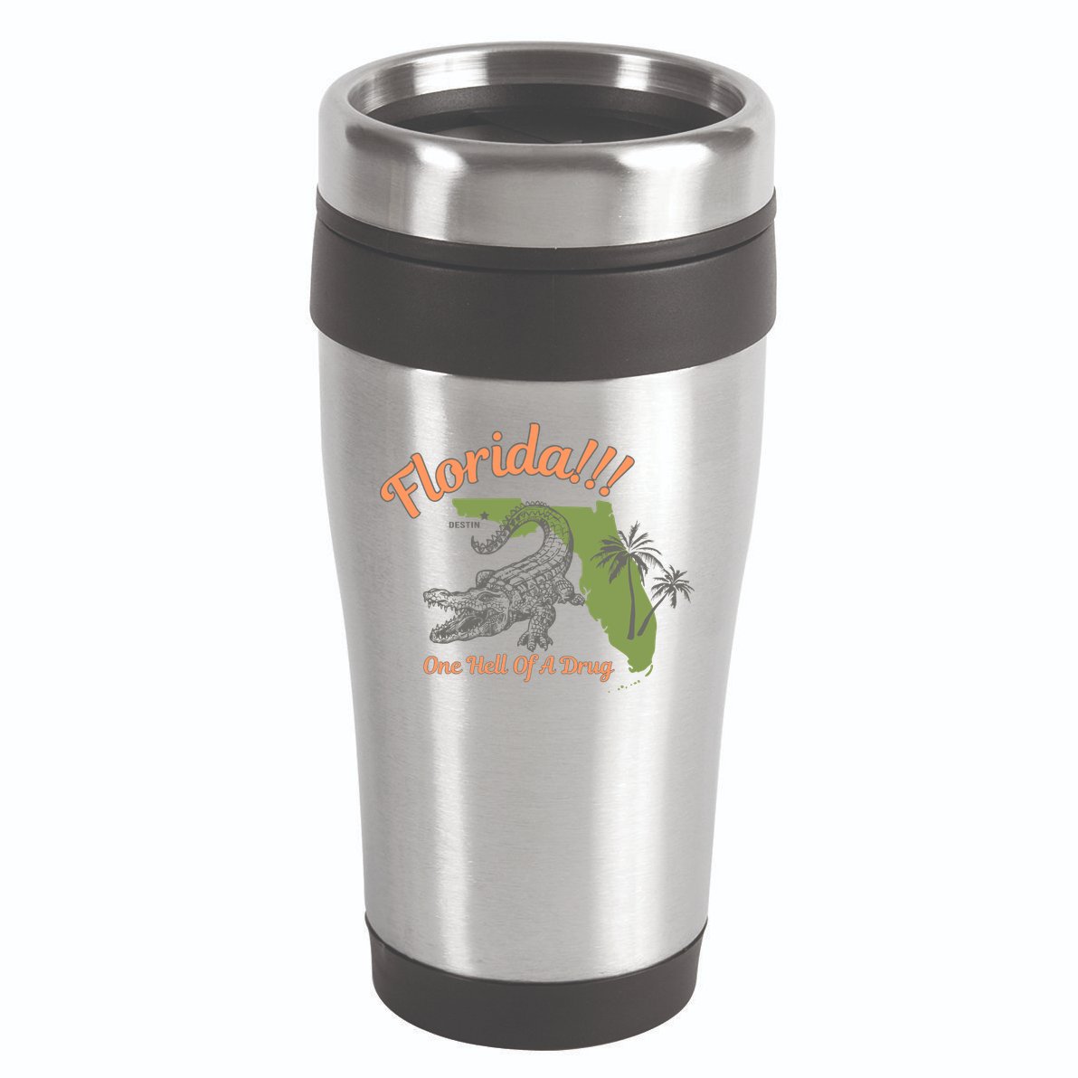 Crocodile Florida One Hell Of A Drug Ttpd 16oz Travel Tumbler