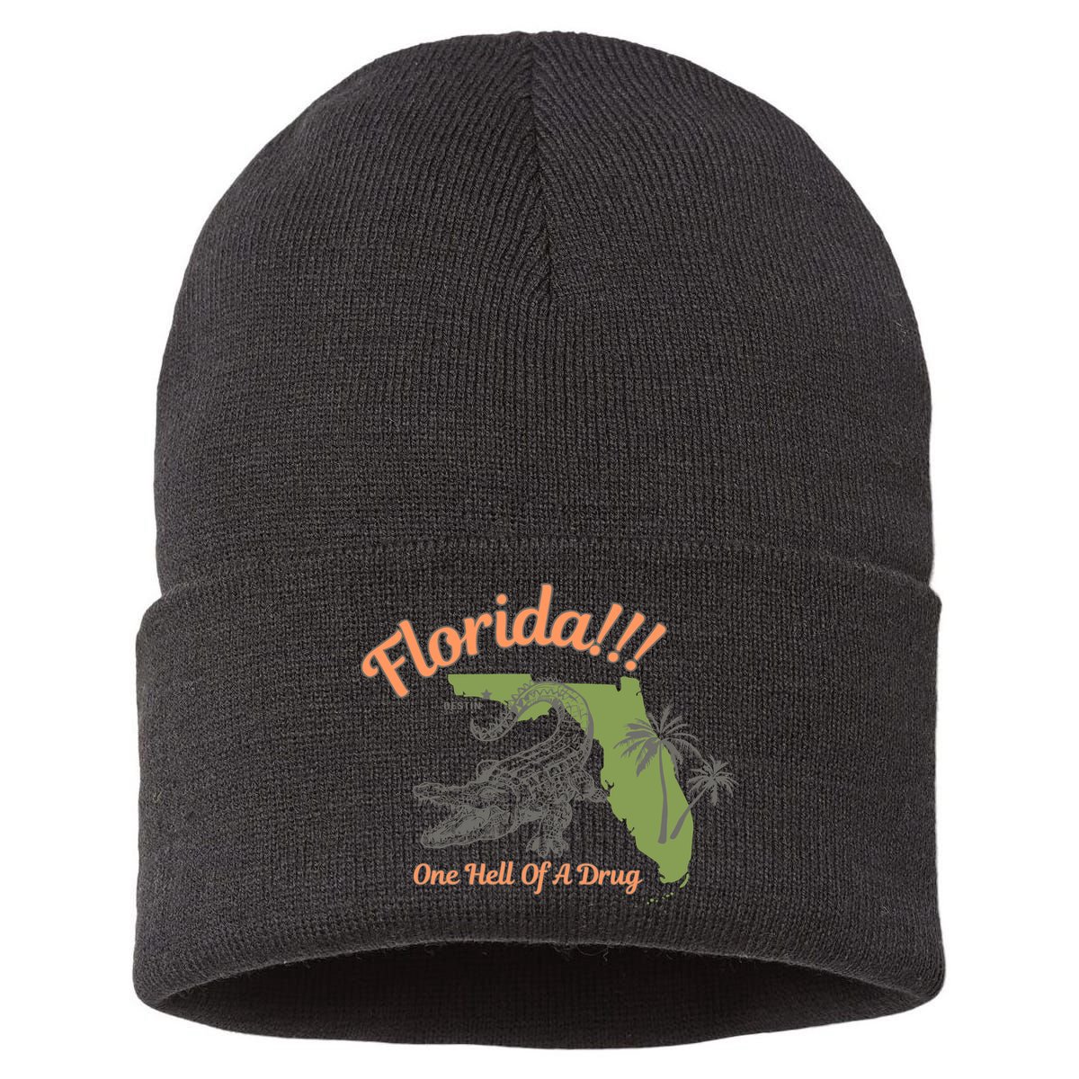 Crocodile Florida One Hell Of A Drug Ttpd Sustainable Knit Beanie