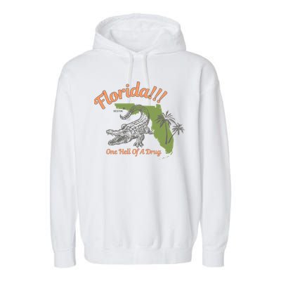 Crocodile Florida One Hell Of A Drug Ttpd Garment-Dyed Fleece Hoodie