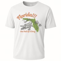 Crocodile Florida One Hell Of A Drug Ttpd Cooling Performance Crew T-Shirt