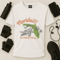 Crocodile Florida One Hell Of A Drug Ttpd Cooling Performance Crew T-Shirt