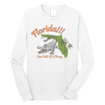 Crocodile Florida One Hell Of A Drug Ttpd Long Sleeve Shirt