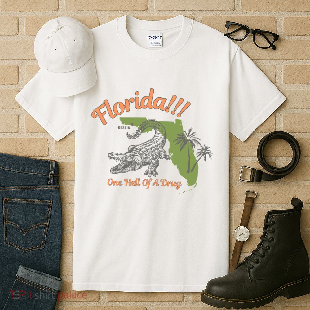 Crocodile Florida One Hell Of A Drug Ttpd Tall T-Shirt