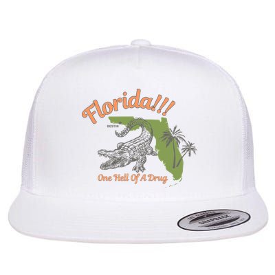 Crocodile Florida One Hell Of A Drug Ttpd Flatbill Hat
