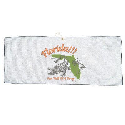 Crocodile Florida One Hell Of A Drug Ttpd Large Microfiber Waffle Golf Towel
