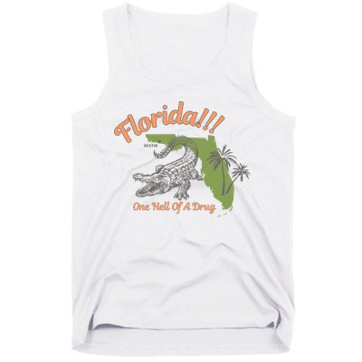 Crocodile Florida One Hell Of A Drug Ttpd Tank Top