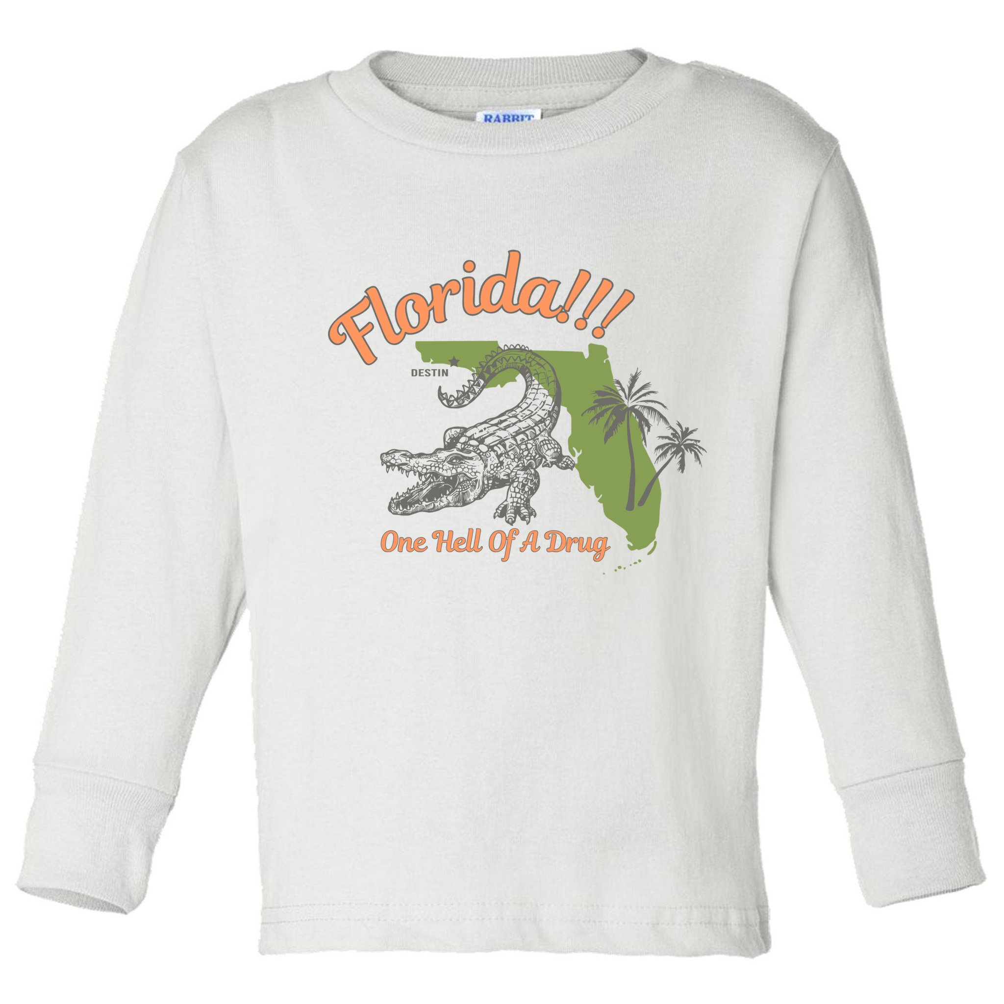 Crocodile Florida One Hell Of A Drug Ttpd Toddler Long Sleeve Shirt