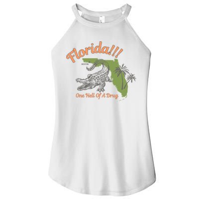 Crocodile Florida One Hell Of A Drug Ttpd Women's Perfect Tri Rocker Tank