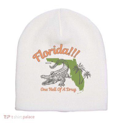 Crocodile Florida One Hell Of A Drug Ttpd Short Acrylic Beanie