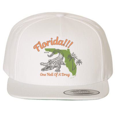 Crocodile Florida One Hell Of A Drug Ttpd Wool Snapback Cap