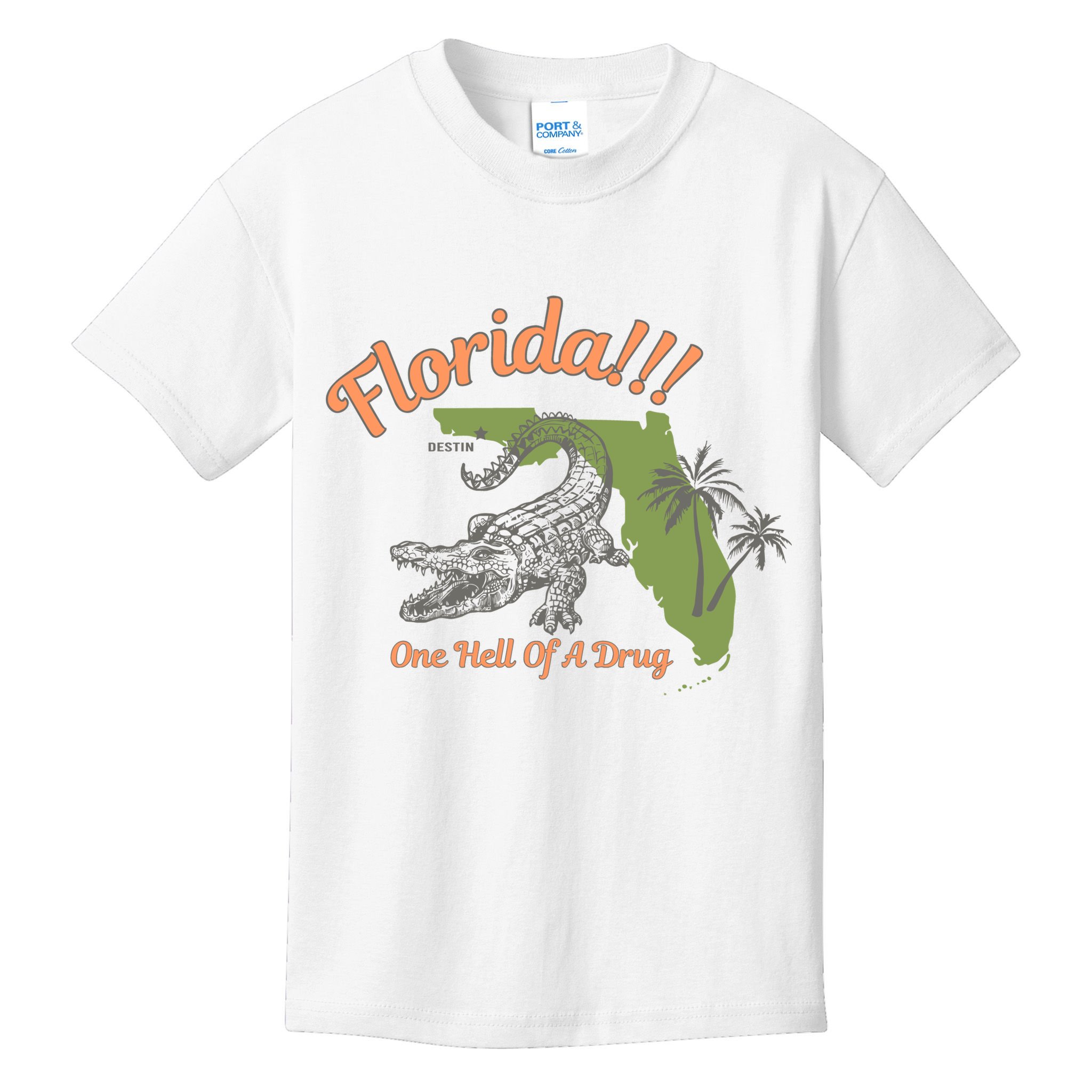 Crocodile Florida One Hell Of A Drug Ttpd Kids T-Shirt