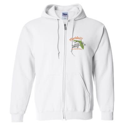 Crocodile Florida One Hell Of A Drug Ttpd Full Zip Hoodie