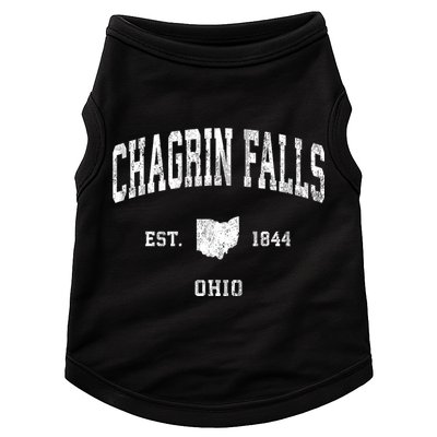 Chagrin Falls Ohio Oh Vintage Athletic Doggie Tank