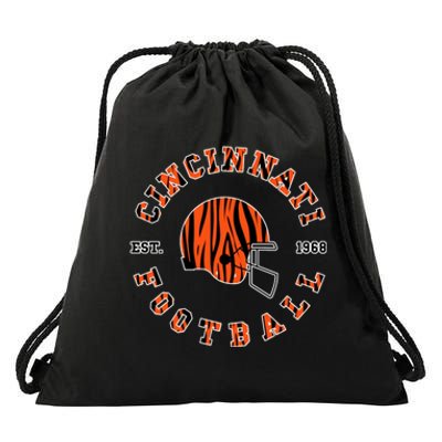 Cincinnati Football Ohio Drawstring Bag