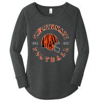 Cincinnati Football Ohio Women's Perfect Tri Tunic Long Sleeve Shirt