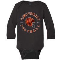 Cincinnati Football Ohio Baby Long Sleeve Bodysuit