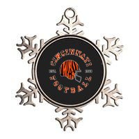 Cincinnati Football Ohio Metallic Star Ornament