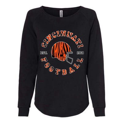 Cincinnati Football Ohio Womens California Wash Sweatshirt