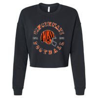 Cincinnati Football Ohio Cropped Pullover Crew