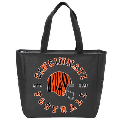 Cincinnati Football Ohio Zip Tote Bag