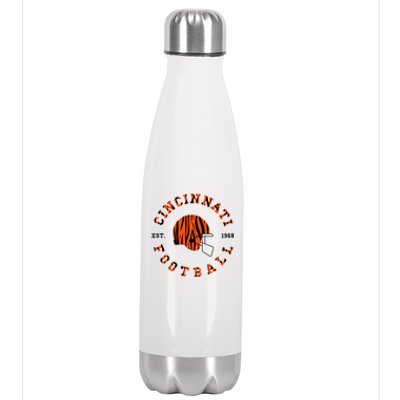 Cincinnati Football Ohio Stainless Steel Insulated Water Bottle