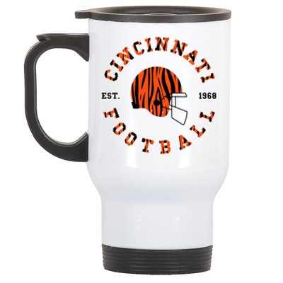 Cincinnati Football Ohio Stainless Steel Travel Mug