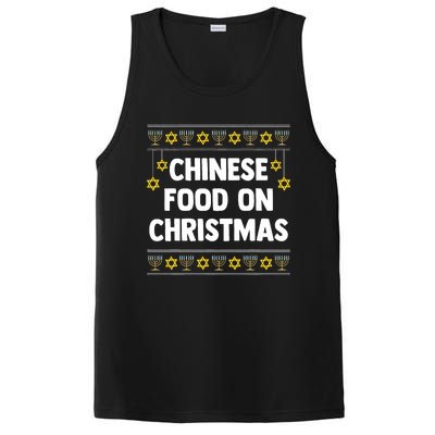 Chinese Food On Christmas Hanukkah Jewish PosiCharge Competitor Tank