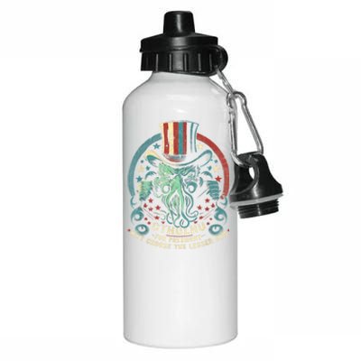 Cthulhu For President Election 2024 Cosmic Horror Cthulhu Aluminum Water Bottle