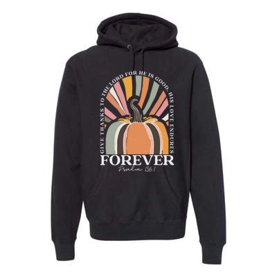 Christian Fall Pumpkin Premium Hoodie