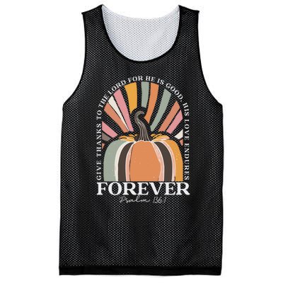 Christian Fall Pumpkin Mesh Reversible Basketball Jersey Tank