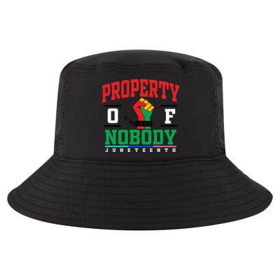 Classic Funny Property Of Nobody Freedom Melanin Junenth Gift Cool Comfort Performance Bucket Hat