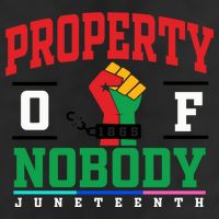 Classic Funny Property Of Nobody Freedom Melanin Junenth Gift 7 Panel Mesh Trucker Snapback Hat