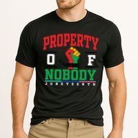 Classic Funny Property Of Nobody Freedom Melanin Junenth Gift Cooling Performance Crew T-Shirt